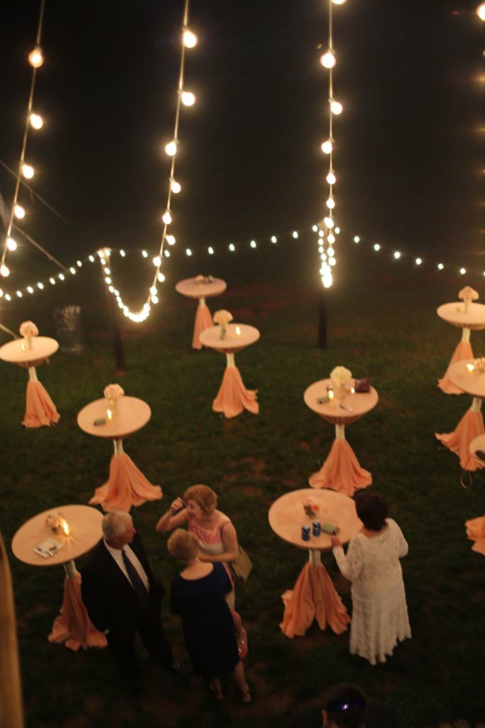 Peach Highboy Outdoor Reception J&D Farms