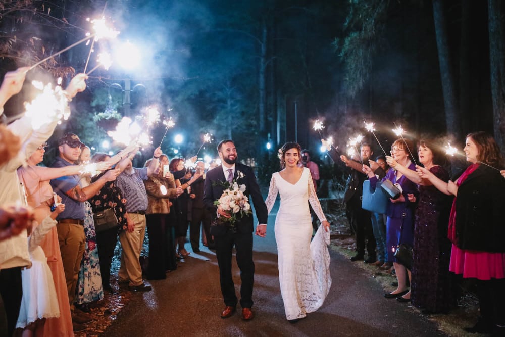 Aldridge Gardens wedding Send off