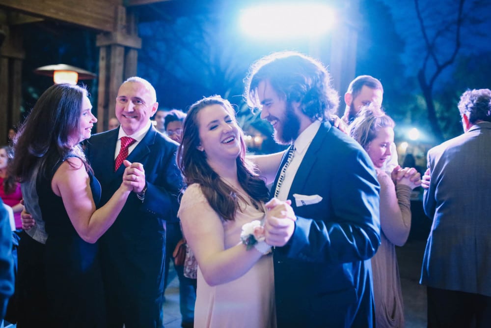 Dancing Aldridge Gardens wedding